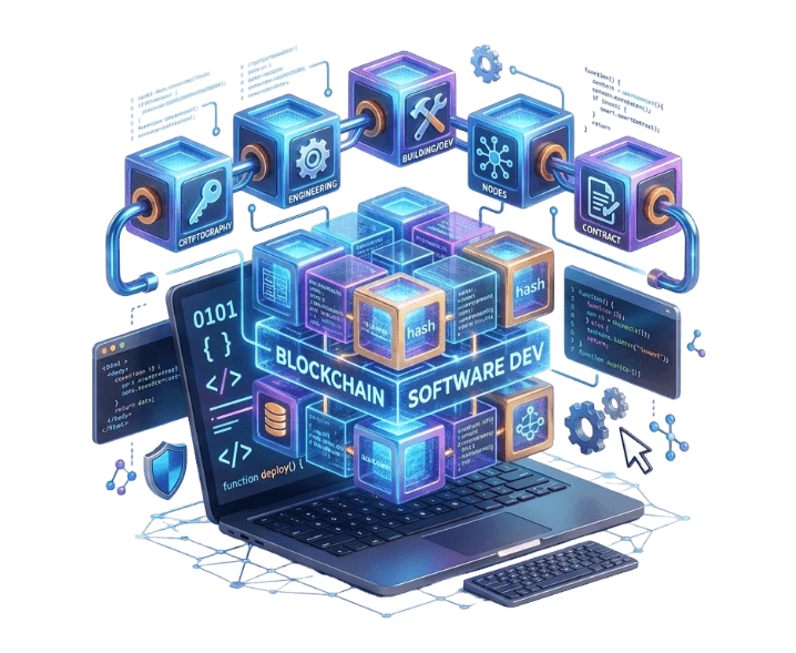 Blockchain & Crypto illustration